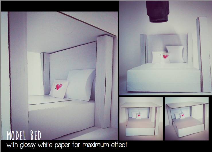 Paper prototype of the great bed